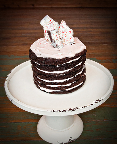 Peppermint Chocolate Cake