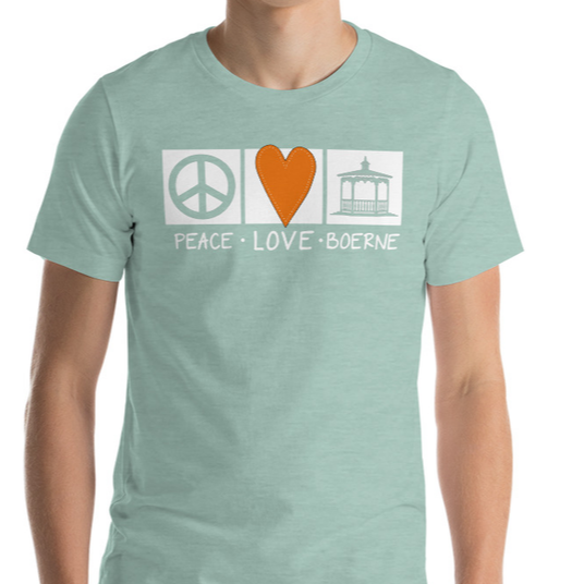 T-Shirt- Peace Love Boerne