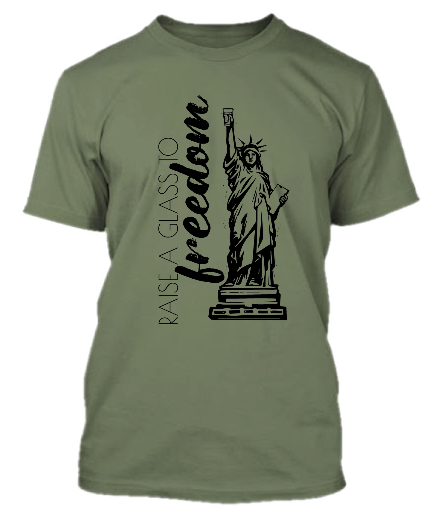 T-Shirt- Raise a Glass to Freedom